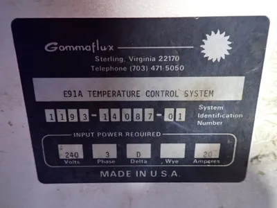 Used GAMMAFLUX E91A Temperature Monitoring Ohio US | HGR 24 #754311