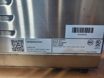 NEW Grindmaster-Cecilware B-3