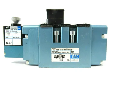 NEW MAC VALVES MV-A2B-A121-PM-114JE SOLENOID VALVE MVA2BA121PM114JE