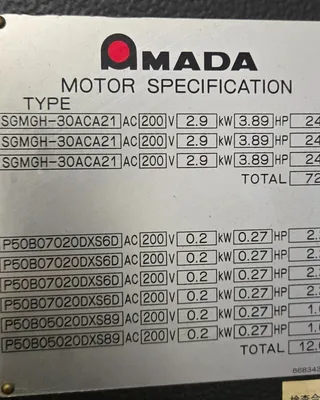 USED 2008 AMADA HDS-8025NT