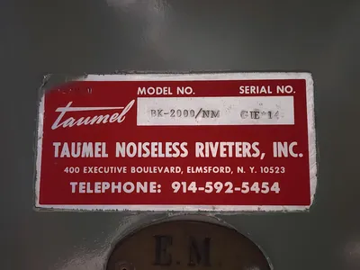 Used TAUMEL BK-2000/NM Riveters Minnesota US | INTER-PLANT SALES #1261920
