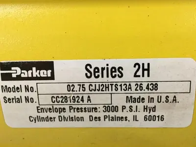 USED PARKER 02.75 CJJ2HTS13A 26.438