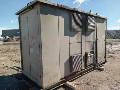 Outdoor Portable Substation w/ 1000 kVA Transformer, 4160V HV, 600Y/346V LV