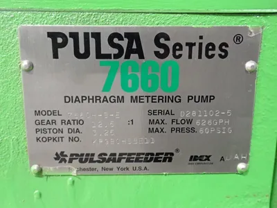 Used PULSAFEEDER 7660HSE Pumps Ohio US | HGR 24 #912470