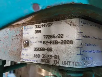 Used CUMMINS 2000DQKC-628 Generators British Columbia CA | Lenmark #277280