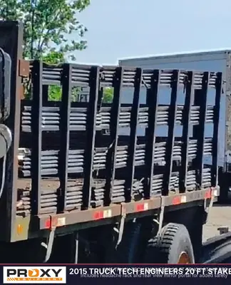 Used 2015 TRUCK TECH ENGINEERS 20 FT STAKE Flatbed Trucks Michigan US | Proxy Equipment #1425978
