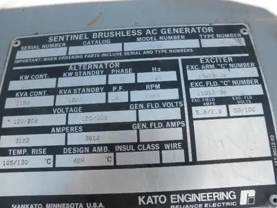 USED KATO 900 KW