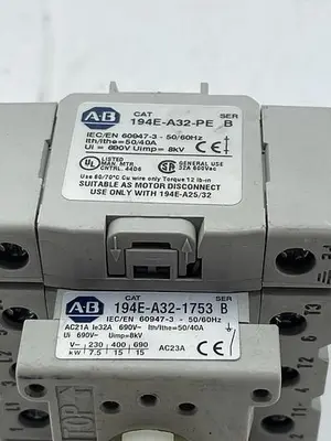 Used AB ALLEN BRADLEY AB ALLEN BRADLEY 194E-A32-PE, 194E-A32-1753 Disconnects | ND Industrial Surplus #1215807
