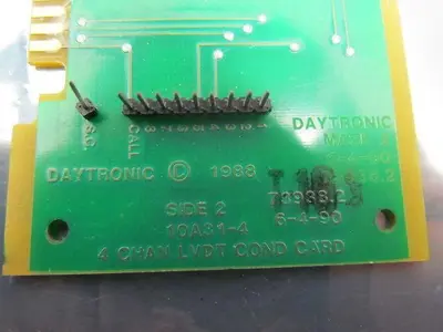 Daytronic 10A31-4 4 Channel LVDT Cond Card 73938.2