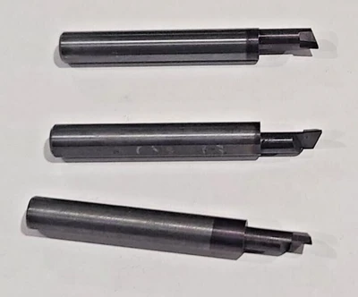 Lot of 3 Solid Carbide Boring Bar Lathe Mill Machinist Tools 5/16 Shank