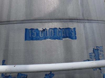 15,000 Gallon Steel Tank - Insulated