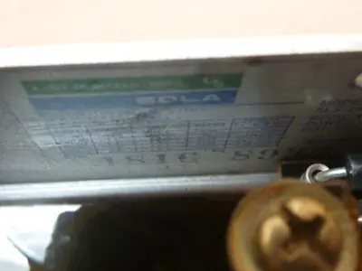 USED SOLA ELECTRIC SLS-15-015
