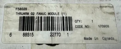 NEW TREGASKISS F58G2S FANUC THRU ARM G2 MODULE