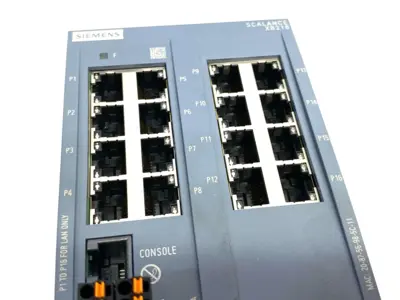 USED SIEMENS SCALANCE XB216 MANAGED LAYER 2 IE SWITCH, 16X 10/100