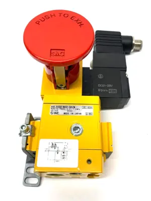 AVL2000-N02-5DZM | SMC  Soft Start Up Valve w/ Lock-out Function and Mount Bracket - Used