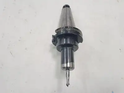 Tapered End Mill Drill Bit w/ CAT40 Adapter