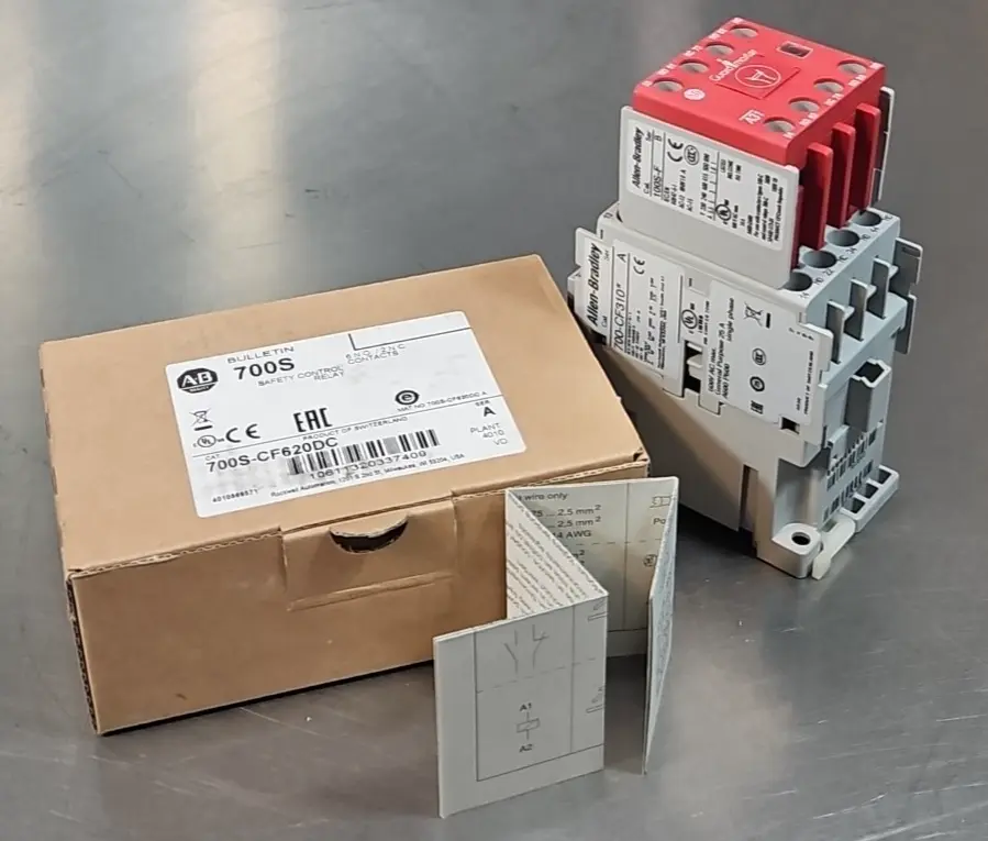 Allen Bradley 700S-CF620DC Ser A Safety Control Relay Loc4C22