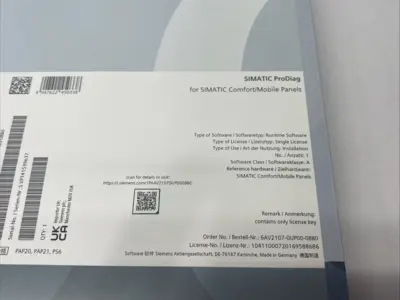 New | in-Stock Siemens SIMATIC ProDiag for SIMATIC Comfort/Mobile Panels Automation Control (HMI) Michigan US | Maverick Industrial Sales #1393345