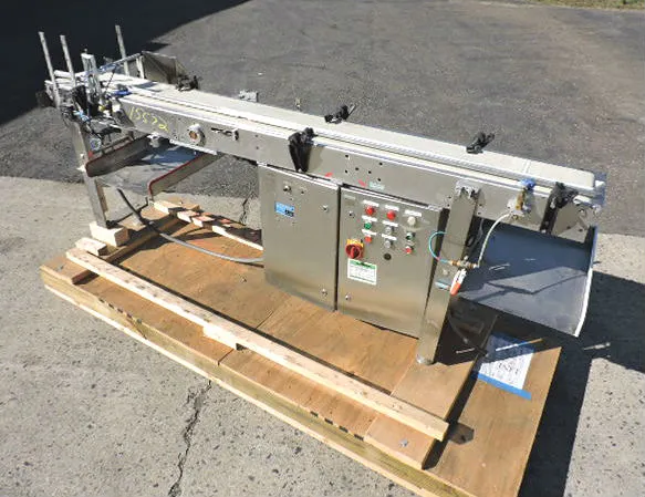 Used SS BELT CONVEYOR 9" W X 94" Belt Conveyors New Jersey US | Champion Trading Corporation #423367