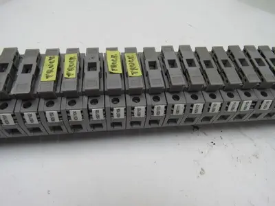 Entrelec 011537805 M10/16 Fuse Holder Terminal Block Din Rail Mount  Lot of 45
