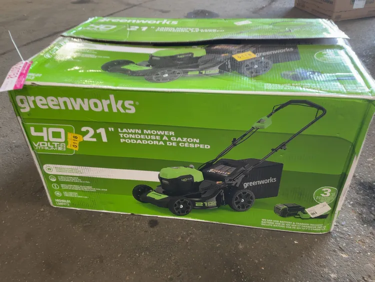 Used GREENWORKS 21" 40 VOLT Mowers Michigan US | Miedema Asset Management Group #1324347