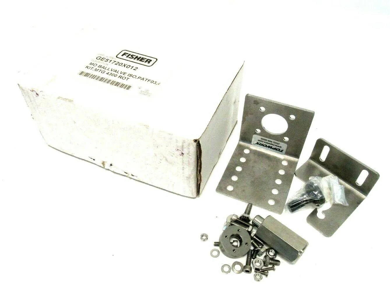 NEW FISHER GE51720X012 MO BALLVALVE ISO