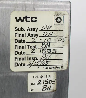 USED WTC 503-2-0324-05