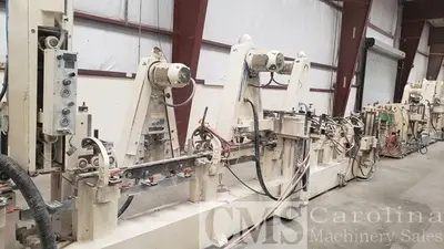 USED 2000 DELLE VEDOVE SPL/11 LINEAR SANDER WITH BOTTOM SANDING UNIT