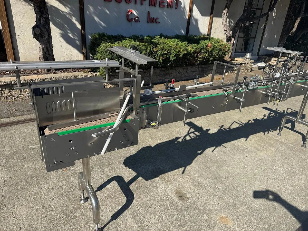 Conveyor, Belt, 6" x 10.5’, 2-Lane, Stainless Steel, Plastic Belt, #5991589