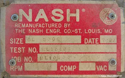 Used NASH _UNKNOWN_ Vacuum Pumps Illinois US | Aaron Equipment #1515470