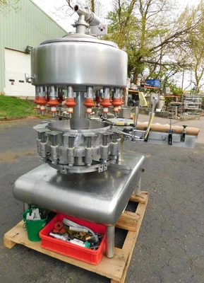 Used FEDERAL ROTARY FILLER 16 STATION Overflow Pressure Gravity Liquid Fillers New Jersey US | Champion Trading Corporation #1487210