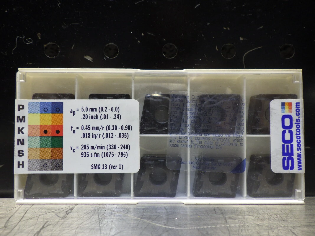 SECO Carbide Inserts QTY10 CNMG160612-M5 TK2001 (LOC1286A)