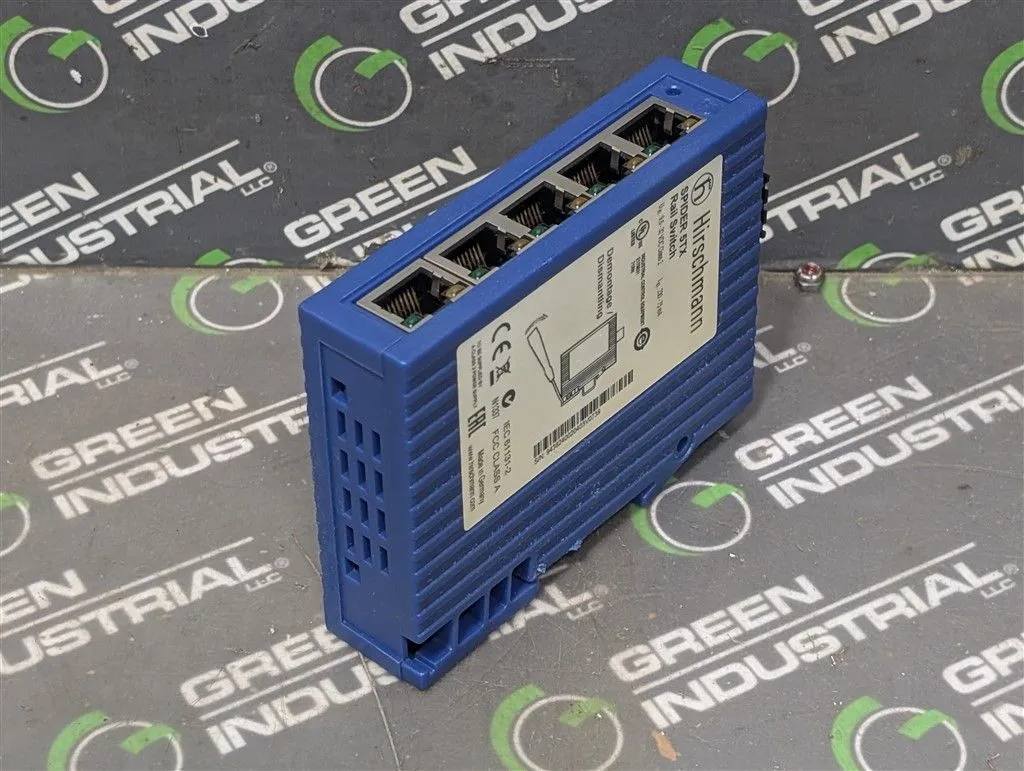 Hirschmann SPIDER 5TX 5 Port Ethernet Rail Switch Used