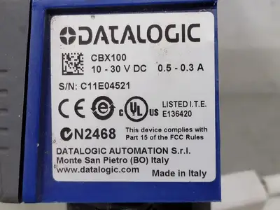Used DATALOGIC CBX100 Misc Electrical & Power Parts British Columbia CA | Lenmark #251979