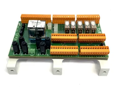 U704 | Cinpres Gas Injection  Relay & Connector Board PCB, Issue 1.1, Omron Relays - Used