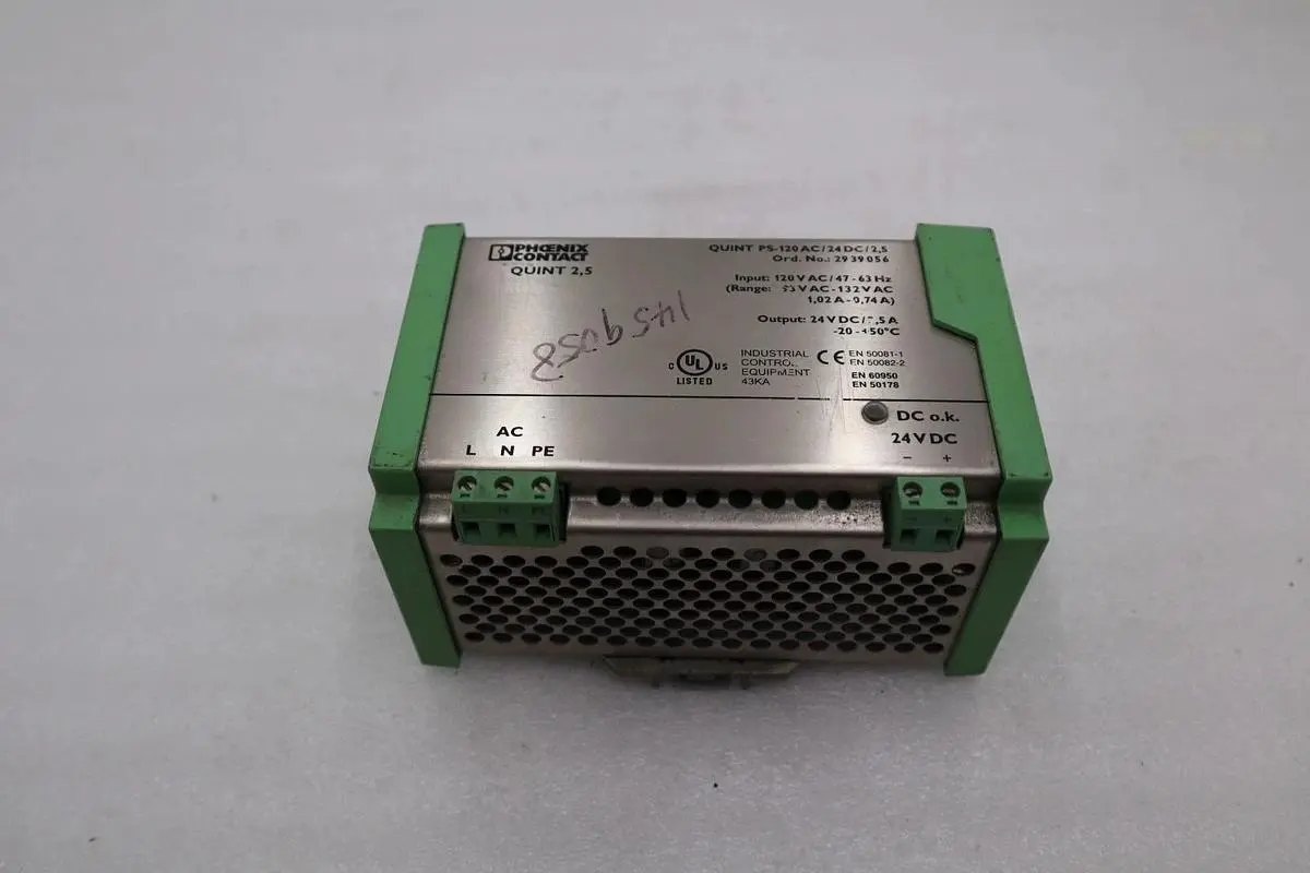 PHOENIX CONTACT QUINT-PS-120AC/24DC/2.5 POWER SUPPLY  STOCK H557A