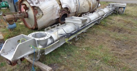 Used GLENMILL ENGINEERING 11" Dia. X 20' Long Screw Conveyors GB | Perry Equipment #120793