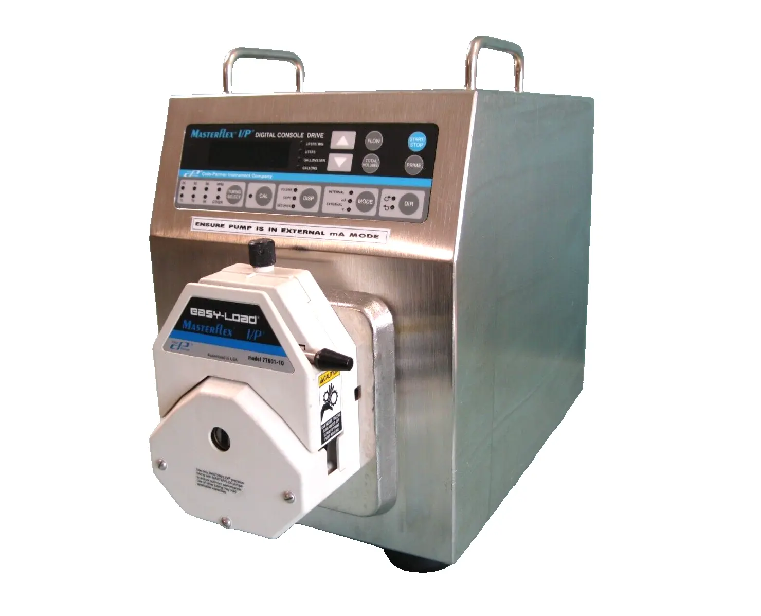 Cole-Parmer Masterflex I/P Digital Console Drive w 77601-10 Pump Head P21