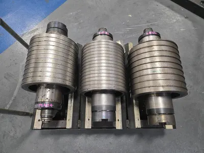 (3) OD Grind Drum Spindle w/ Cart