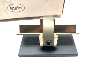 New | in-Stock MAHR DIMENSIONAIR AIR RING GAUGE 2-JET W/ GUIDE CHUTES & BASE PLATE Air Gages Michigan US | Maverick Industrial Sales #1123053