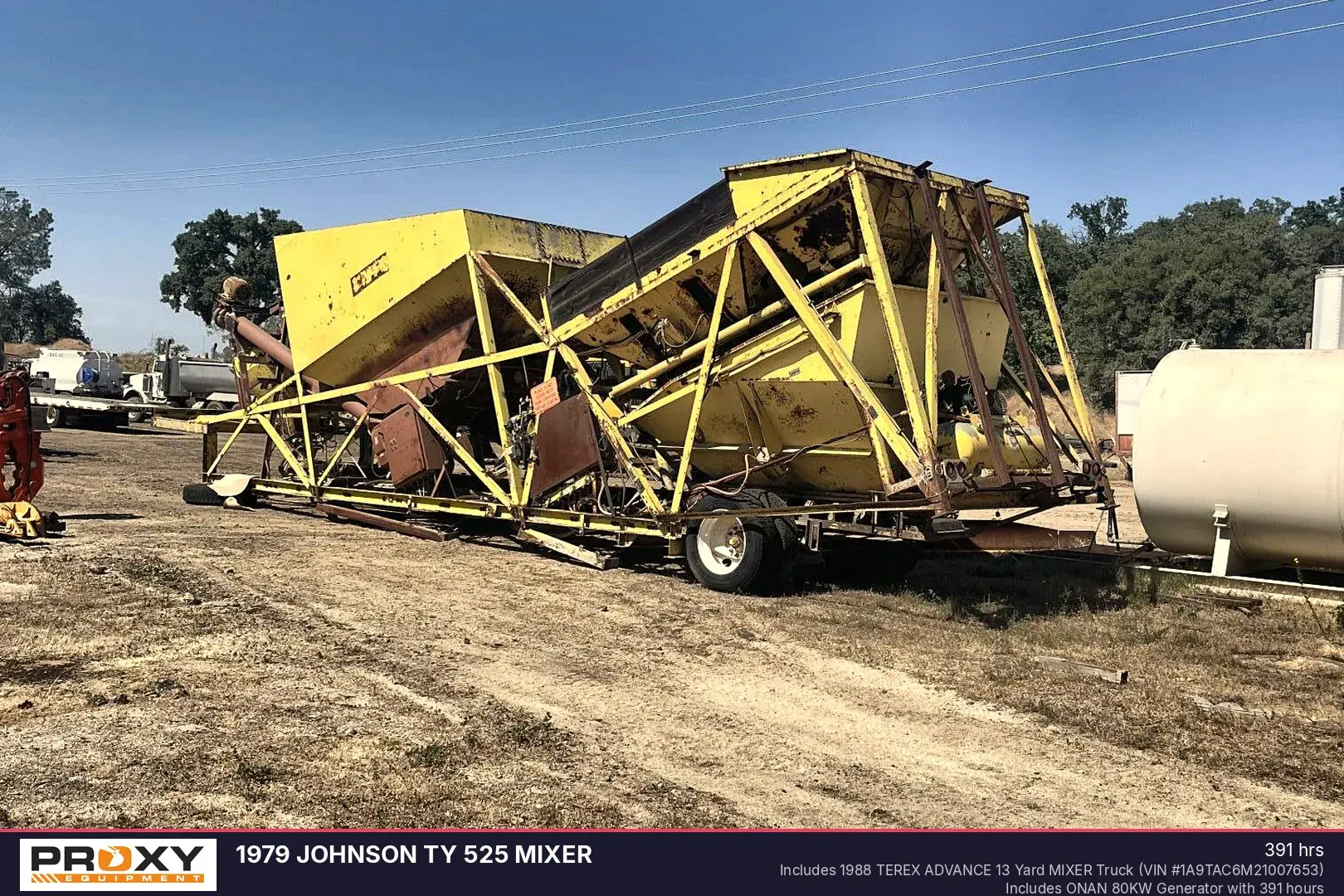 Used 1979 JOHNSON TY 525 MIXER Concrete Mixer Trucks California US | Proxy Equipment #1378329