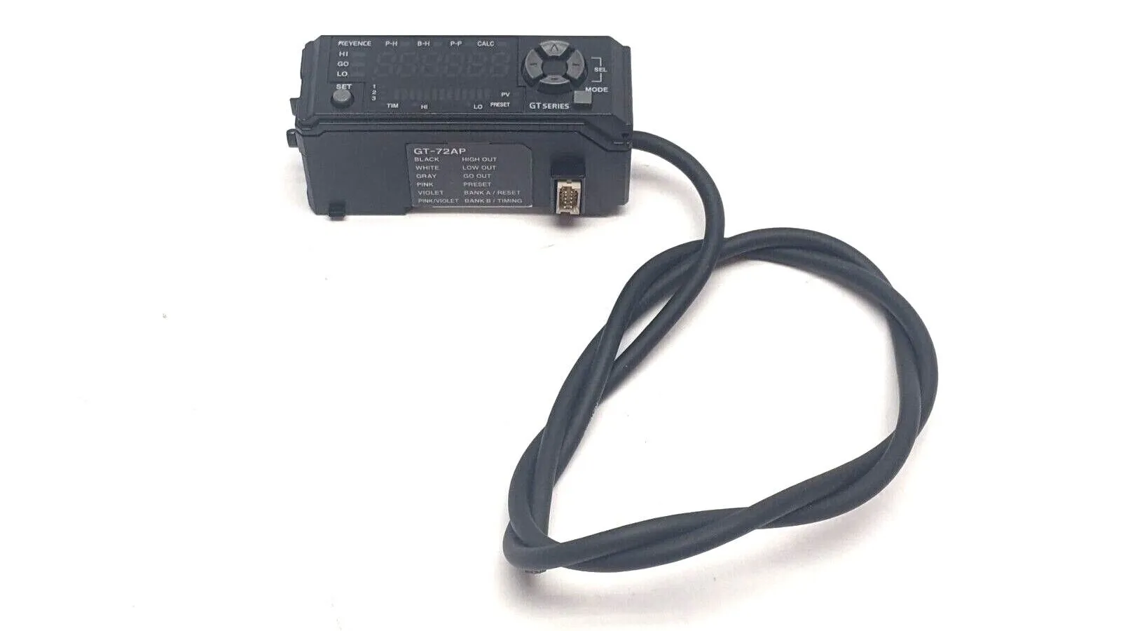 GT-72AP | Keyence  Amplifier Unit DIN Rail Type PNP MISSING COVER - Used