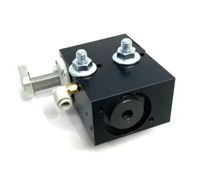 Used Bosch Rexroth Pneumatic Stop Gate Module, Damping VE2/D-60 Pneumatic Cylinders Michigan US | Maverick Industrial Sales #1454227