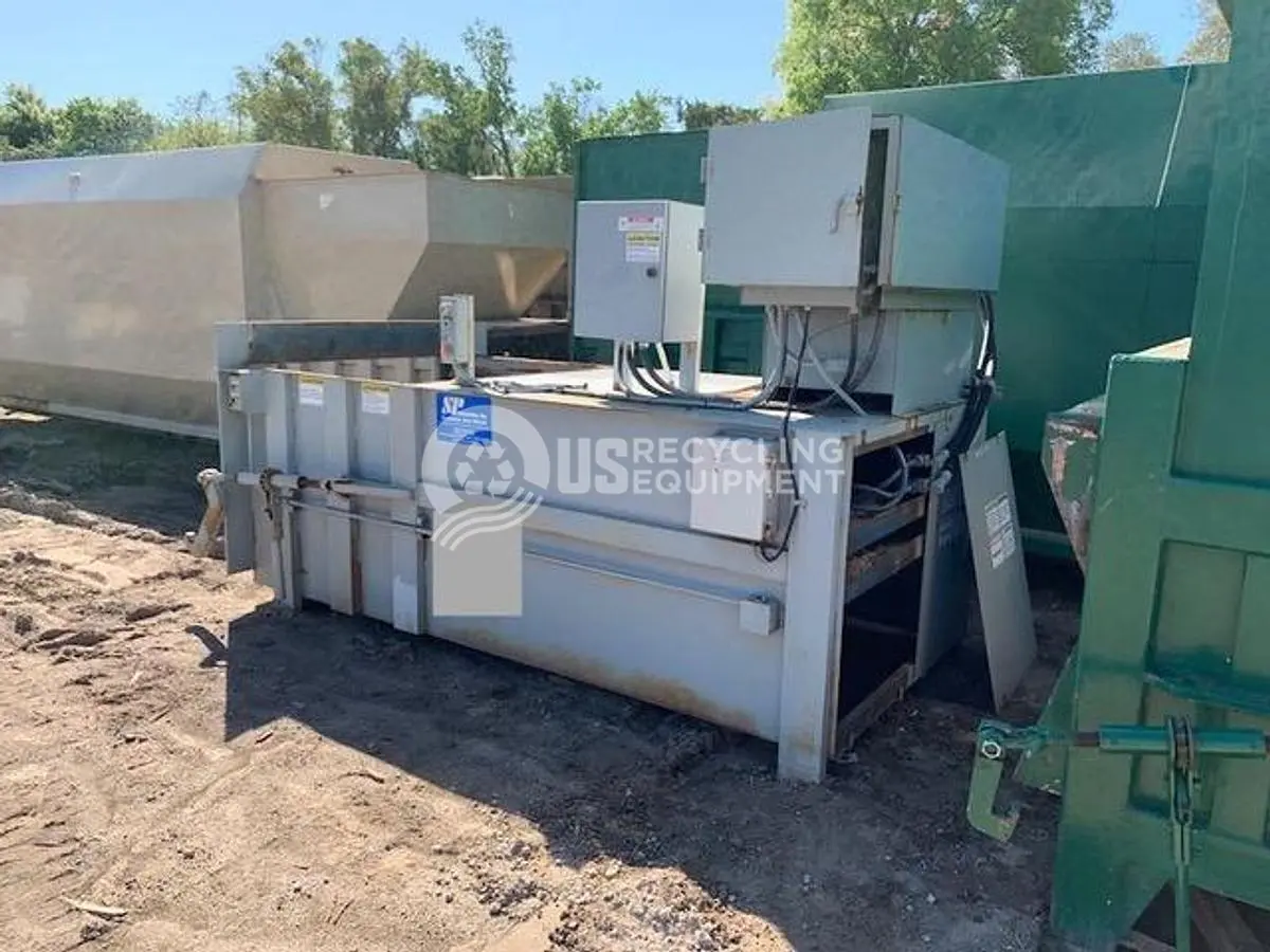 USED SP INDUSTRIES SP 2 YARD STATIONARY COMPACTOR