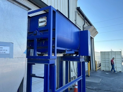 USED Davis 40 -45 cubic feet Ribbon Blender New