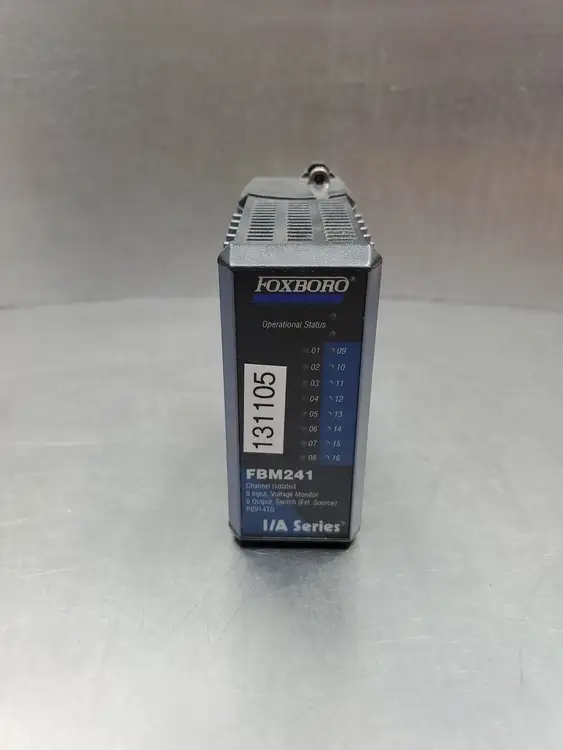 Used Foxboro FBM241 Channel Isolated 8-In/8-Out Voltage Monitor Module PLC Input & Output South Carolina US | Palmetto Automation #1511029