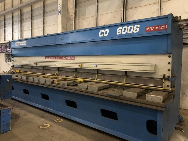 Used 2008 GASPARINI CO6006 Power Squaring Shears (Inch) Tennessee US | Pearl Equipment #1556230