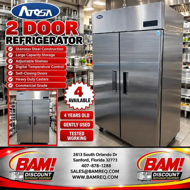 Used ATOSA MBF8005GR Refrigerators Florida US | BAM Discount Restaurant Equipment #1494060