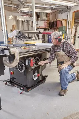 Industrial Cabinet Saw
ICS™ (7.5HP 3ph 230v / 36" T-Glide Fence Assembly)
