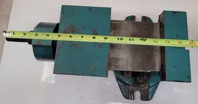 6" VISE ON SWIVEL BASE - 6" WIDE JAWS - APPROX. 16" OVERALL LENGTH